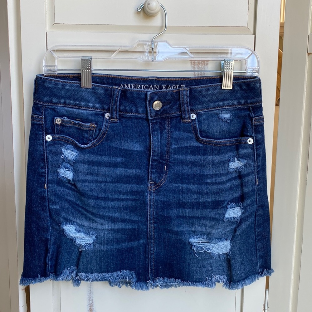 American Eagle Denim Mini Skirt